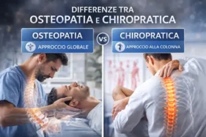 Differenza tra osteopatia e chiropratica: confronto tra approccio olistico e trattamento della colonna vertebrale